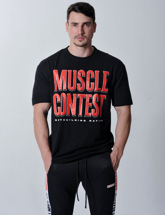 NOVA COLEÇÃO MUSCLE/ LABELLA CAMISETA PRETA