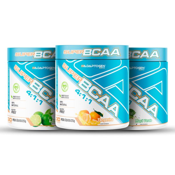 SUPER BCAA 225G - LIMÃO - ADAPTOGEN