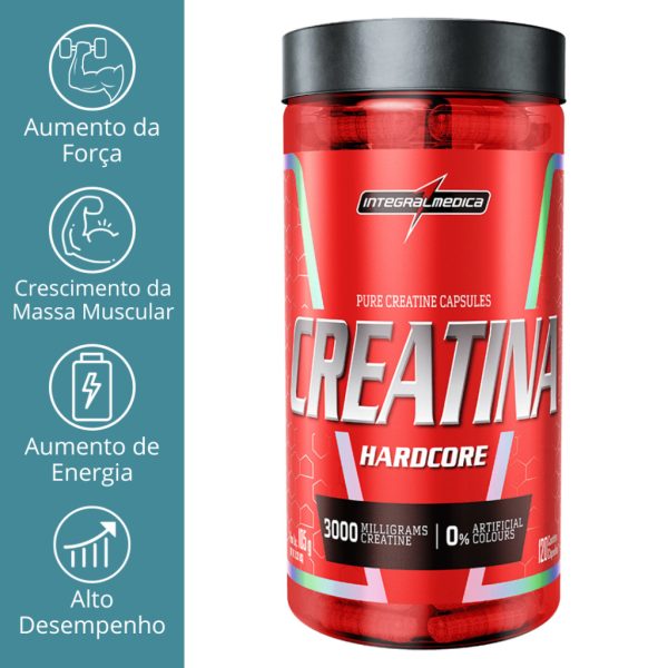 CREATINA HARDCORE 120CAPS.