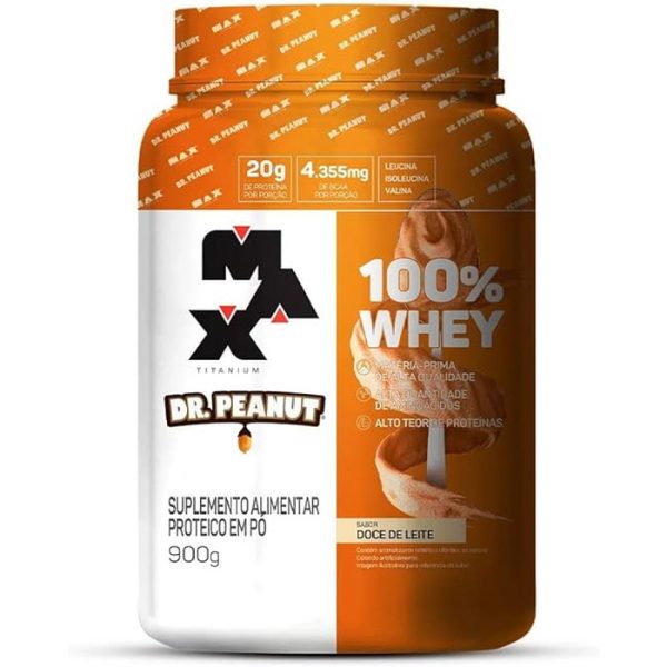 100% WHEY DR. PEANUT DOCE DE LEITE MAX
