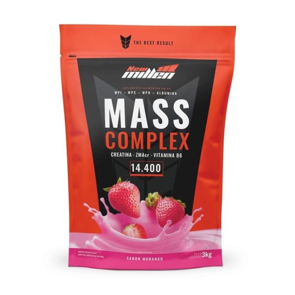MASS COMPLEX MORANGO 3KG NEW MILLEN