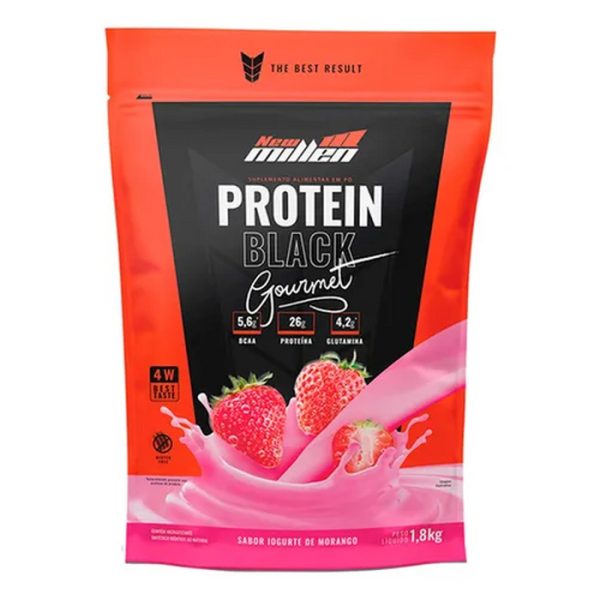 PROTEIN BLACK MORANGO 1,8KG NEW MILLEN