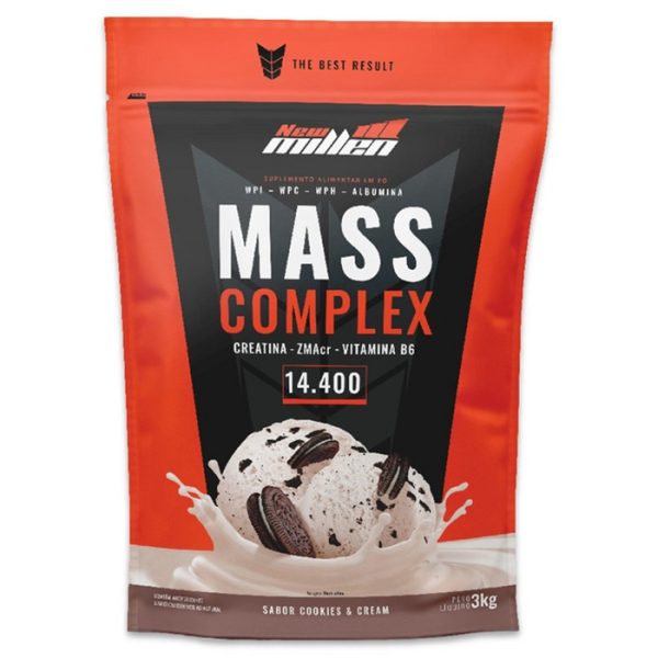 MASS COMPLEX COOKIES & CREAM 3KG NEW MILLEN