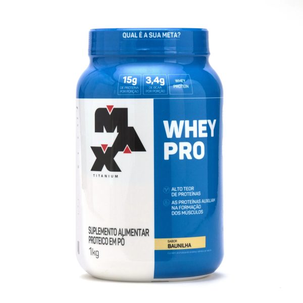 WHEY PRO BAUNILHA MAX