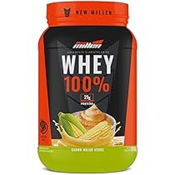 WHEY 100% 900g NEW MILLEN - POTE - MILHO VERDE