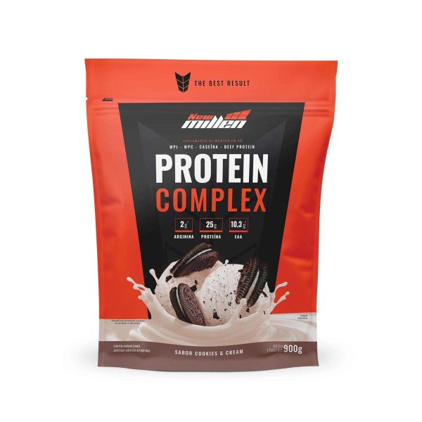 PROTEIN COMPLEX 900g NEW MILLEN - REFIL - COOKIES