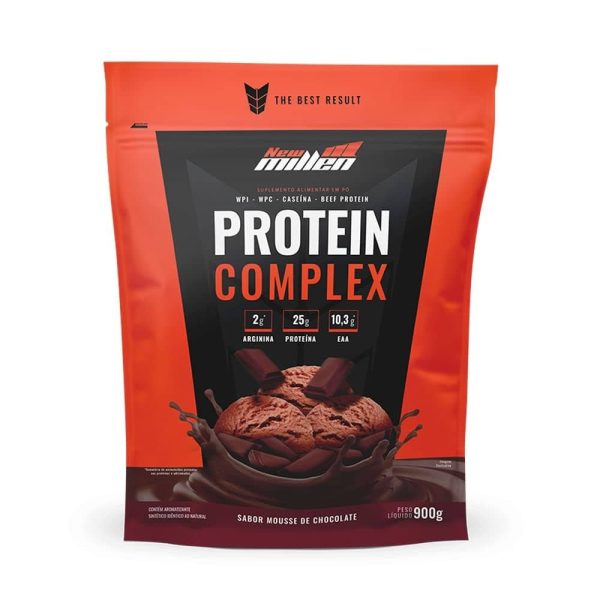 PROTEIN COMPLEX 900g NEW MILLEN - REFIL - MOUSSE DE CHOCOLATE